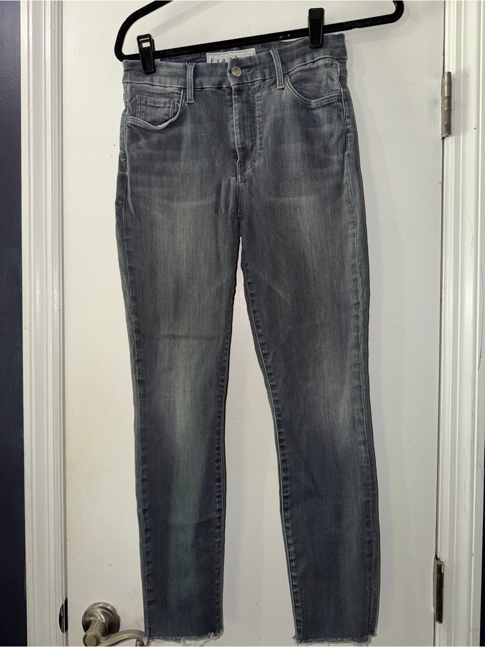 Frank & Eileen Women's Slim Jeans in Washed Grey/Black